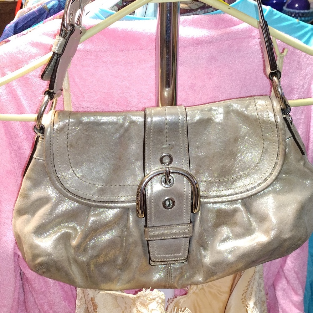 Vintage Brighton Gold satchel